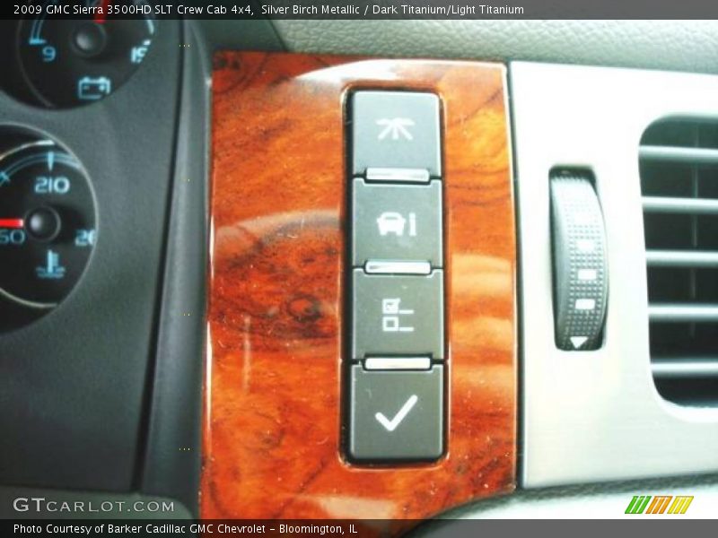 Silver Birch Metallic / Dark Titanium/Light Titanium 2009 GMC Sierra 3500HD SLT Crew Cab 4x4