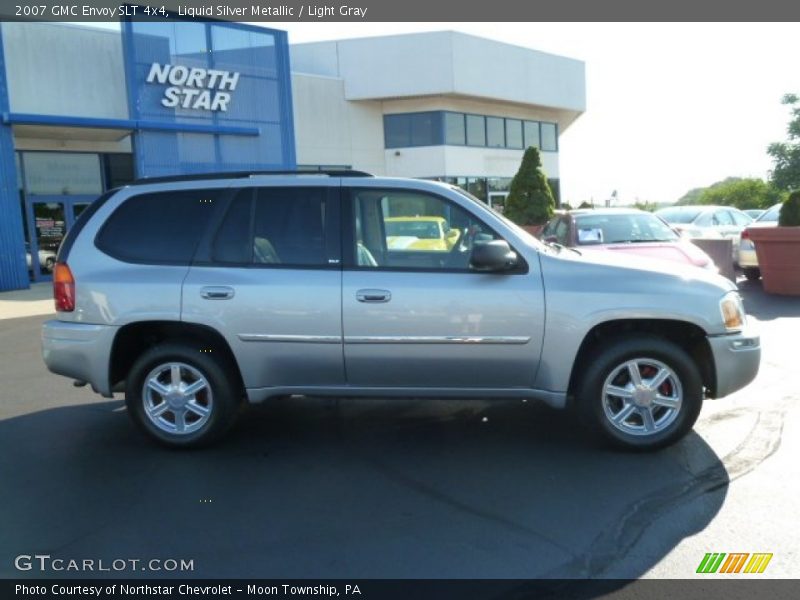 Liquid Silver Metallic / Light Gray 2007 GMC Envoy SLT 4x4