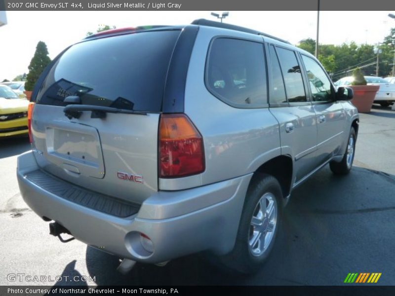 Liquid Silver Metallic / Light Gray 2007 GMC Envoy SLT 4x4