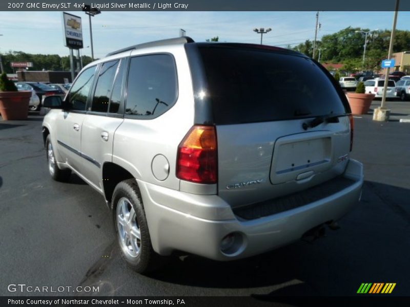 Liquid Silver Metallic / Light Gray 2007 GMC Envoy SLT 4x4