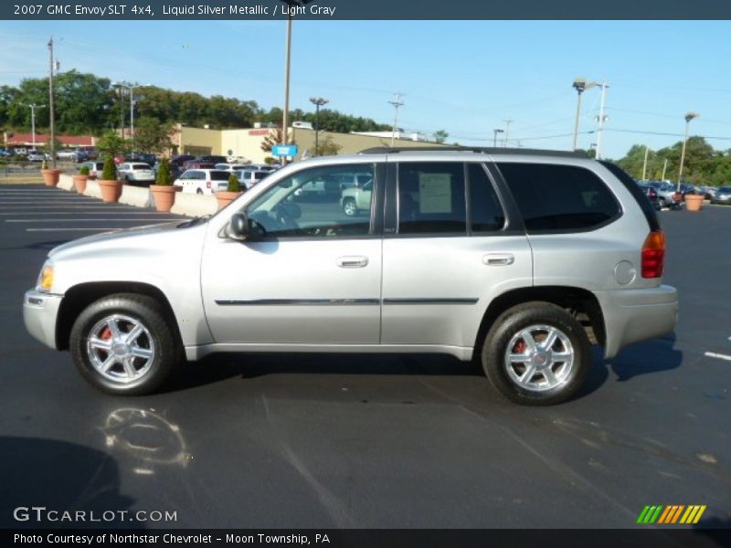 Liquid Silver Metallic / Light Gray 2007 GMC Envoy SLT 4x4