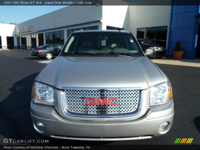 Liquid Silver Metallic / Light Gray 2007 GMC Envoy SLT 4x4