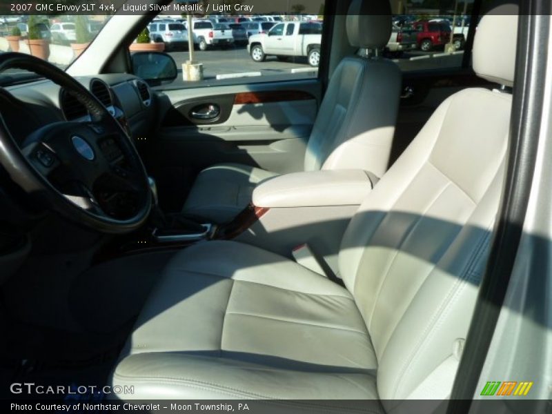 Liquid Silver Metallic / Light Gray 2007 GMC Envoy SLT 4x4