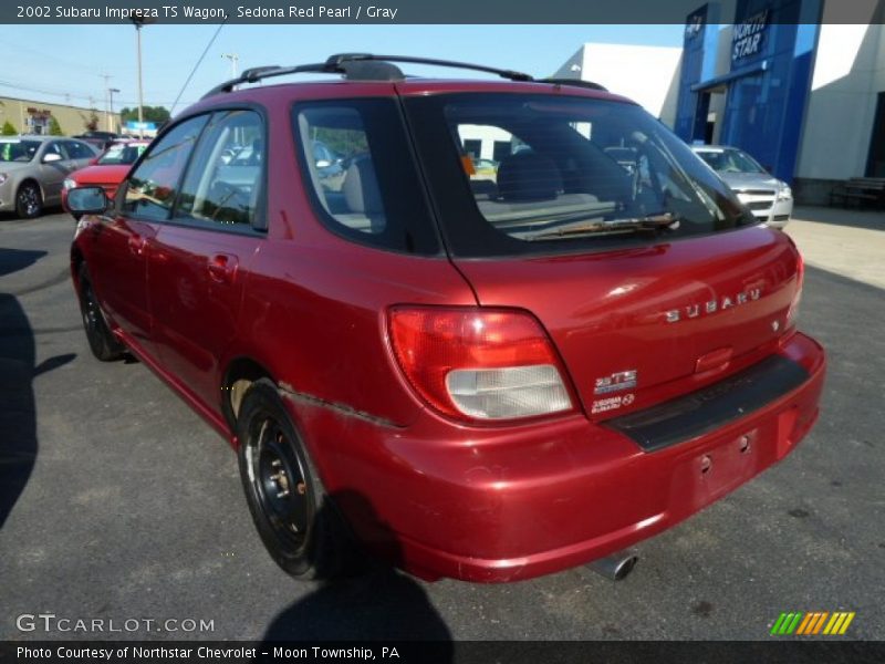 Sedona Red Pearl / Gray 2002 Subaru Impreza TS Wagon