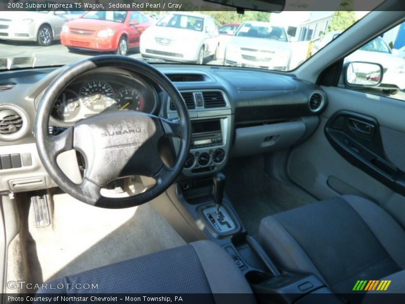 Sedona Red Pearl / Gray 2002 Subaru Impreza TS Wagon