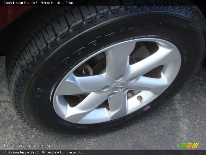 Merlot Metallic / Beige 2009 Nissan Murano S