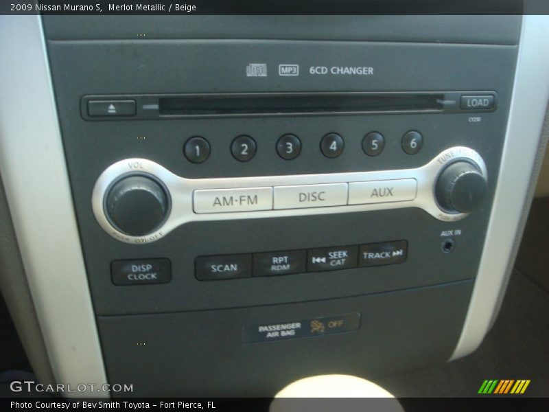 Merlot Metallic / Beige 2009 Nissan Murano S