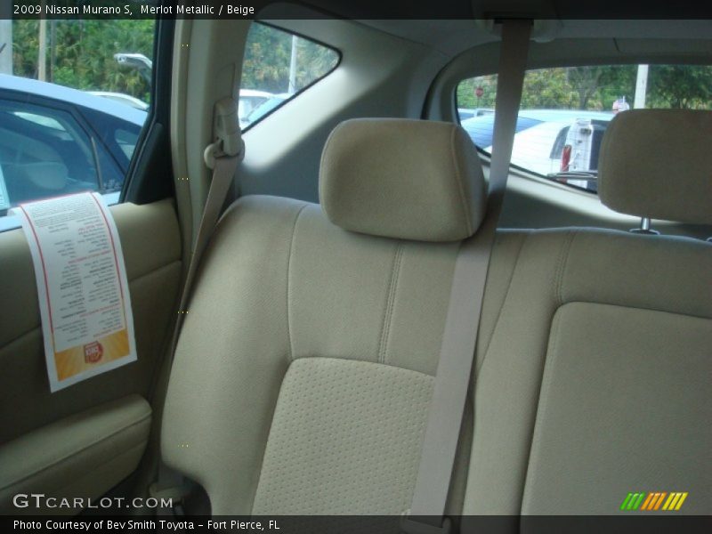 Merlot Metallic / Beige 2009 Nissan Murano S