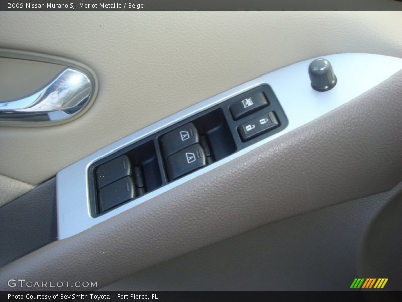 Merlot Metallic / Beige 2009 Nissan Murano S