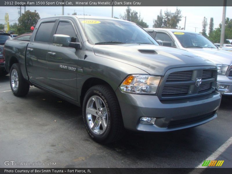 Mineral Gray Metallic / Dark Slate Gray 2012 Dodge Ram 1500 Sport Crew Cab