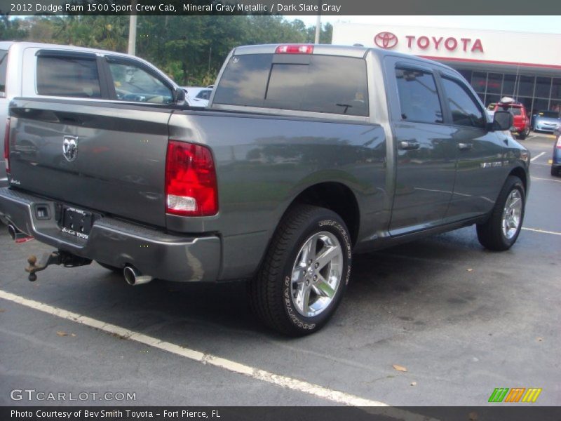 Mineral Gray Metallic / Dark Slate Gray 2012 Dodge Ram 1500 Sport Crew Cab