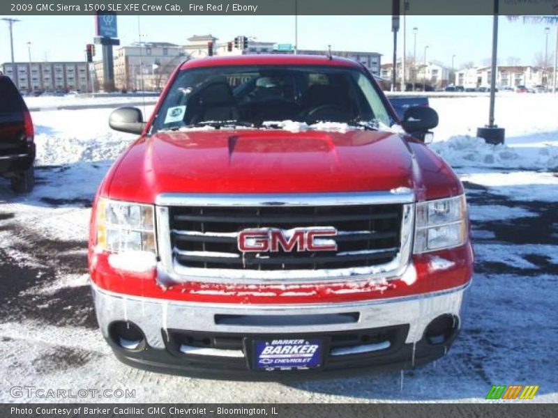 Fire Red / Ebony 2009 GMC Sierra 1500 SLE XFE Crew Cab