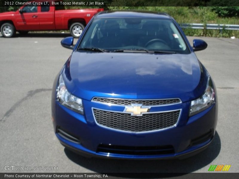 Blue Topaz Metallic / Jet Black 2012 Chevrolet Cruze LT