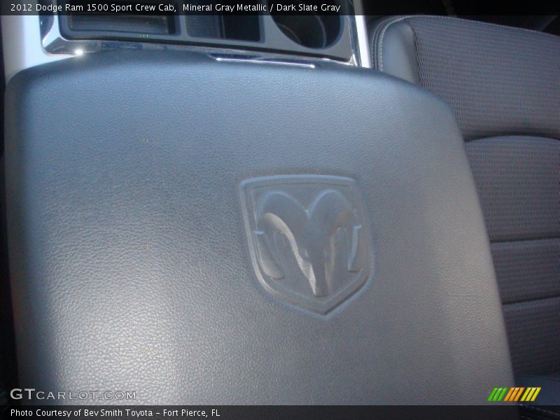 Mineral Gray Metallic / Dark Slate Gray 2012 Dodge Ram 1500 Sport Crew Cab