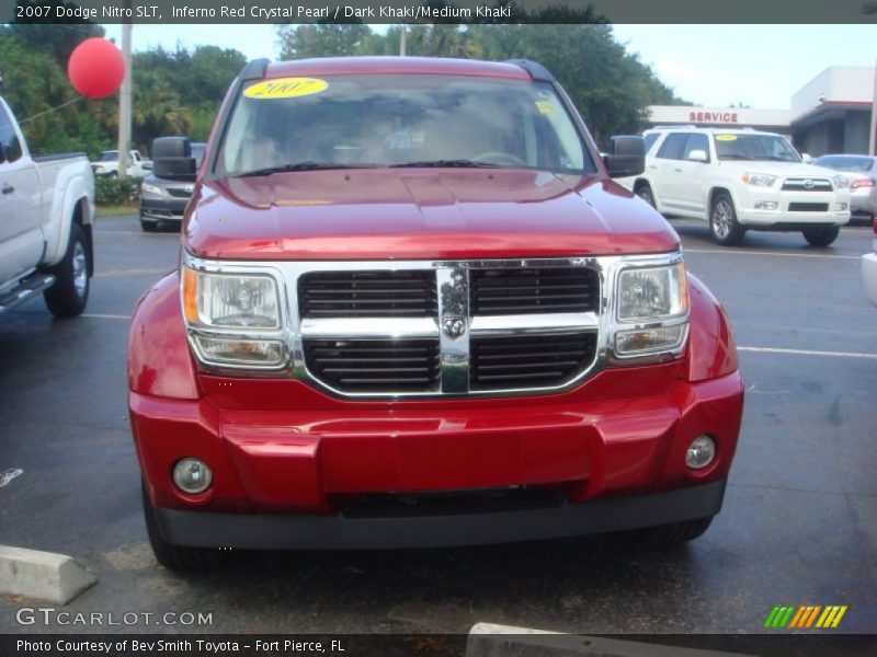 Inferno Red Crystal Pearl / Dark Khaki/Medium Khaki 2007 Dodge Nitro SLT