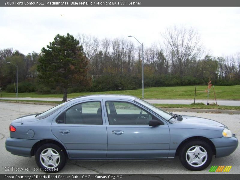 Medium Steel Blue Metallic / Midnight Blue SVT Leather 2000 Ford Contour SE