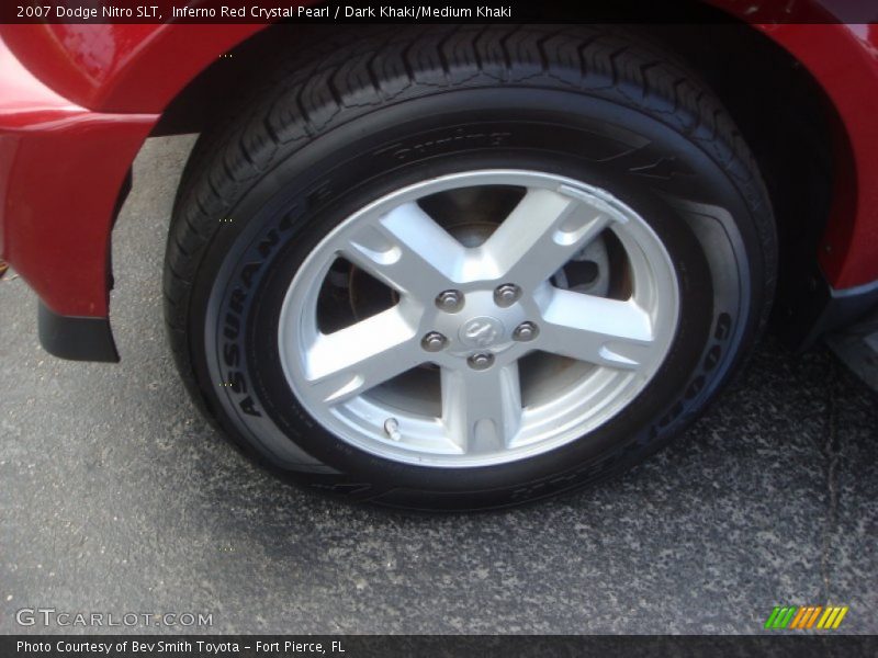 Inferno Red Crystal Pearl / Dark Khaki/Medium Khaki 2007 Dodge Nitro SLT