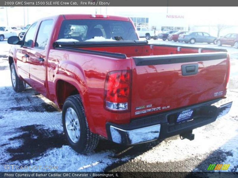 Fire Red / Ebony 2009 GMC Sierra 1500 SLE XFE Crew Cab