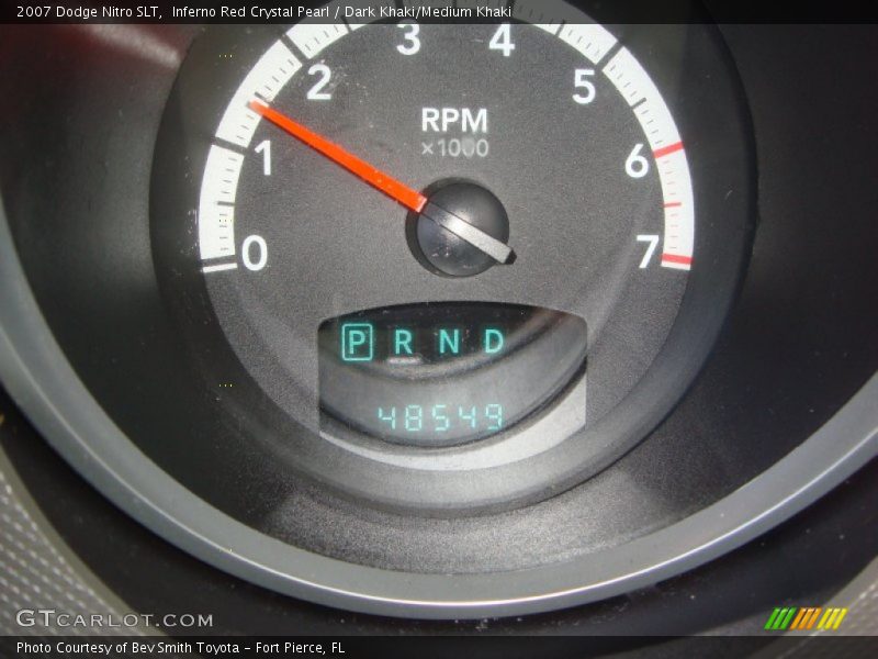 Inferno Red Crystal Pearl / Dark Khaki/Medium Khaki 2007 Dodge Nitro SLT