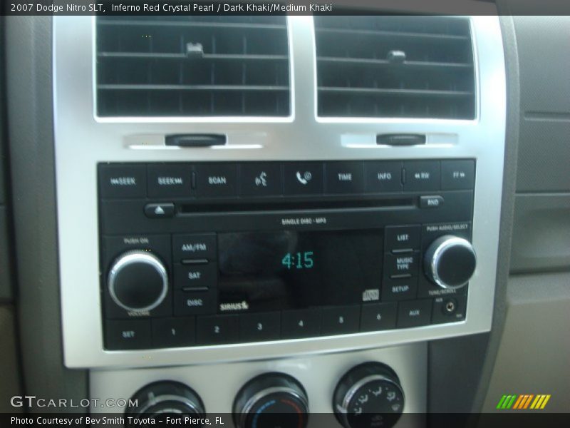 Inferno Red Crystal Pearl / Dark Khaki/Medium Khaki 2007 Dodge Nitro SLT