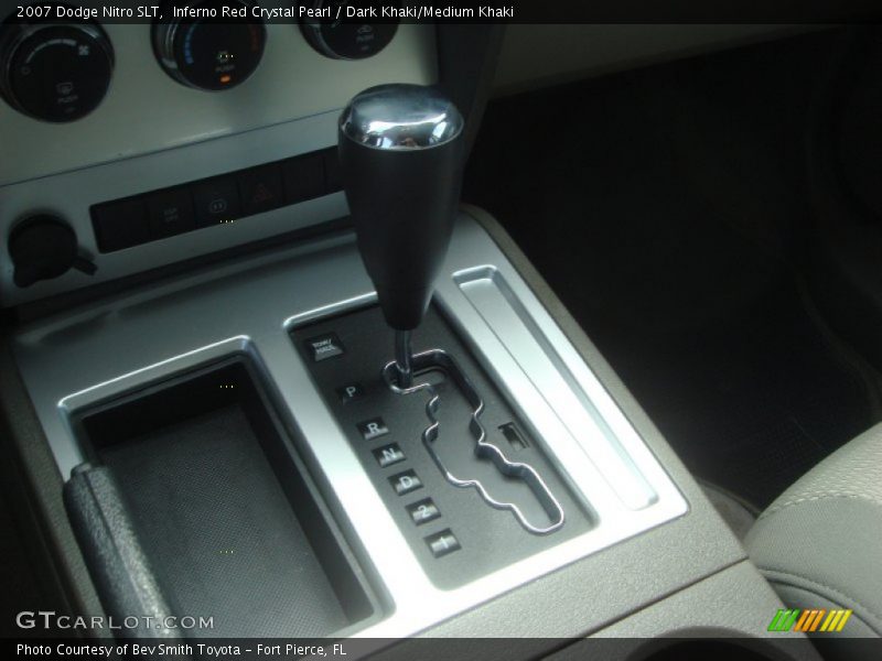Inferno Red Crystal Pearl / Dark Khaki/Medium Khaki 2007 Dodge Nitro SLT