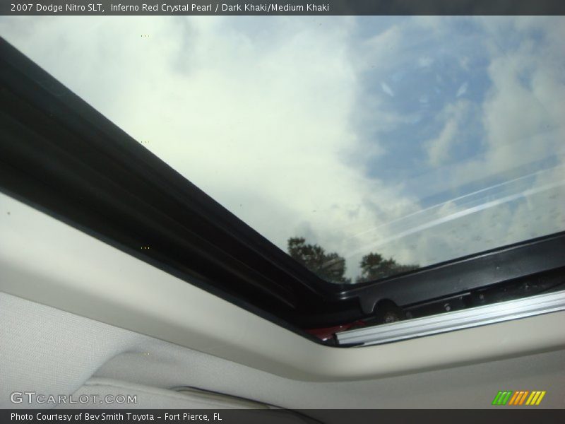 Inferno Red Crystal Pearl / Dark Khaki/Medium Khaki 2007 Dodge Nitro SLT