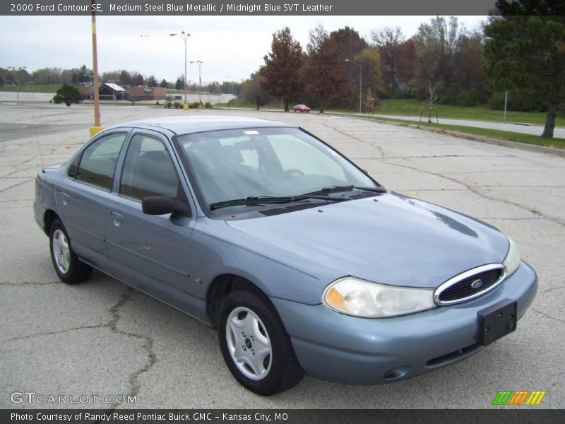 Medium Steel Blue Metallic / Midnight Blue SVT Leather 2000 Ford Contour SE