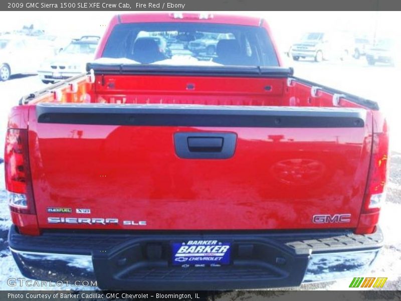 Fire Red / Ebony 2009 GMC Sierra 1500 SLE XFE Crew Cab