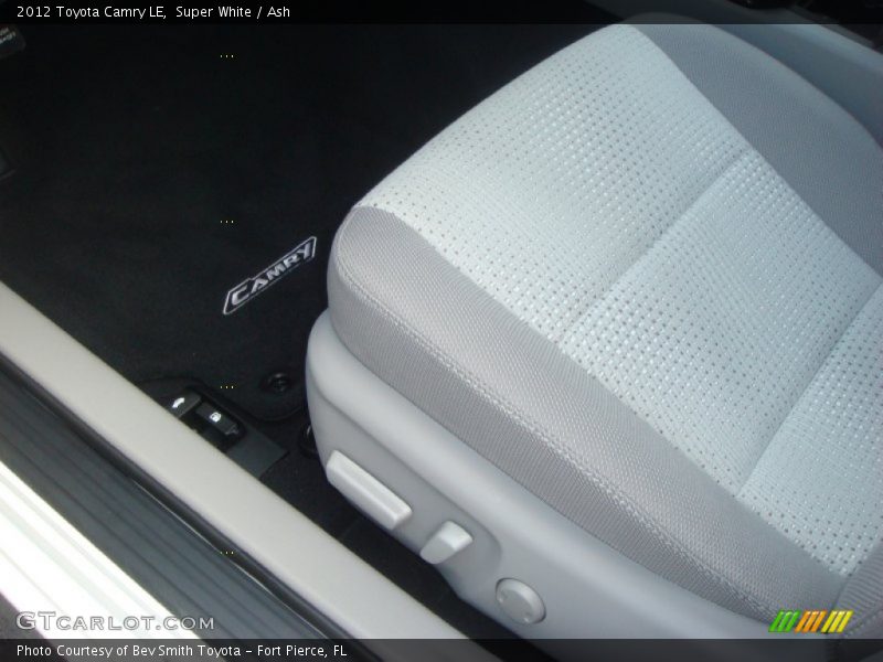 Super White / Ash 2012 Toyota Camry LE