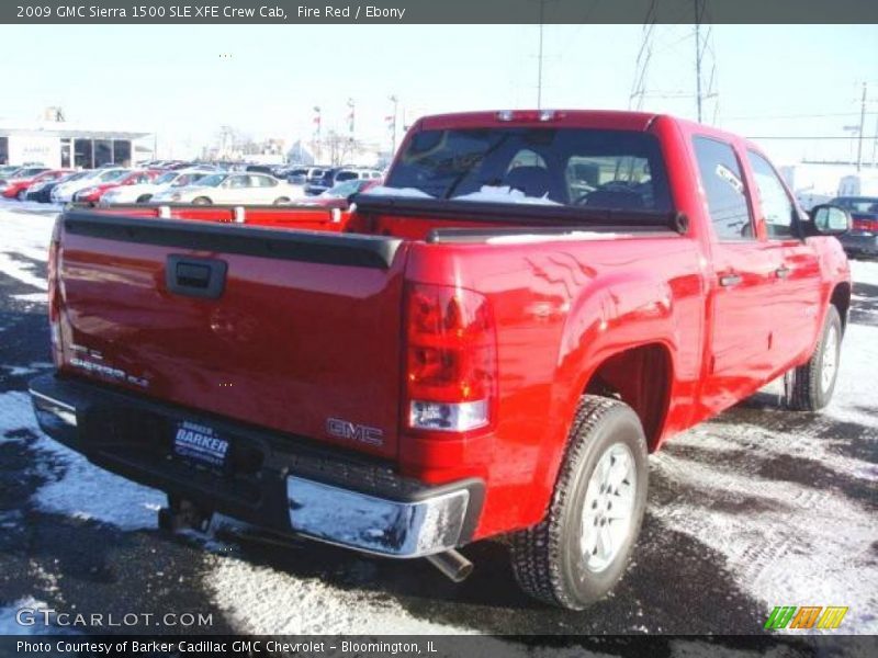 Fire Red / Ebony 2009 GMC Sierra 1500 SLE XFE Crew Cab