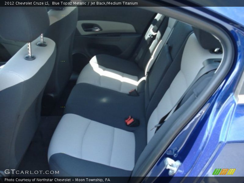 Blue Topaz Metallic / Jet Black/Medium Titanium 2012 Chevrolet Cruze LS