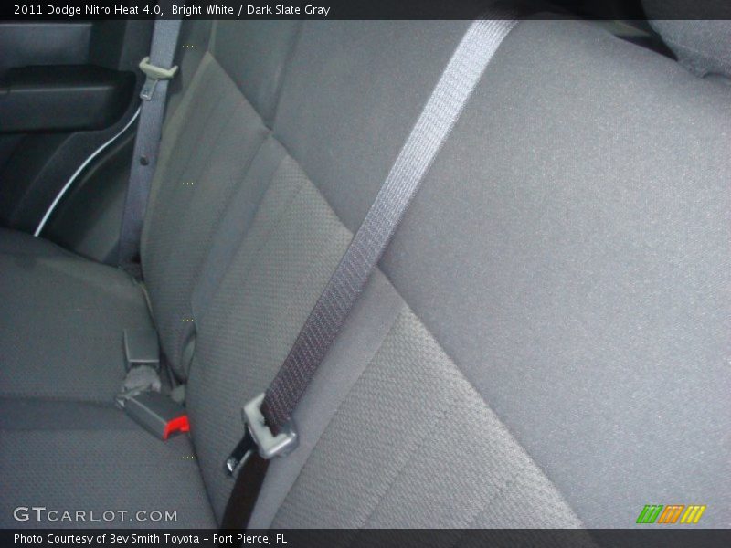Bright White / Dark Slate Gray 2011 Dodge Nitro Heat 4.0