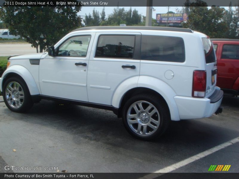 Bright White / Dark Slate Gray 2011 Dodge Nitro Heat 4.0