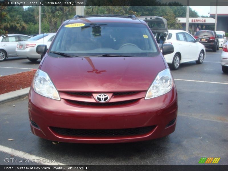 Salsa Red Pearl / Stone 2010 Toyota Sienna LE