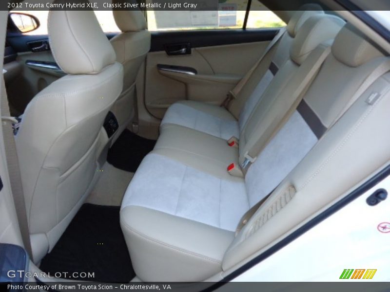 Rear Seat of 2012 Camry Hybrid XLE