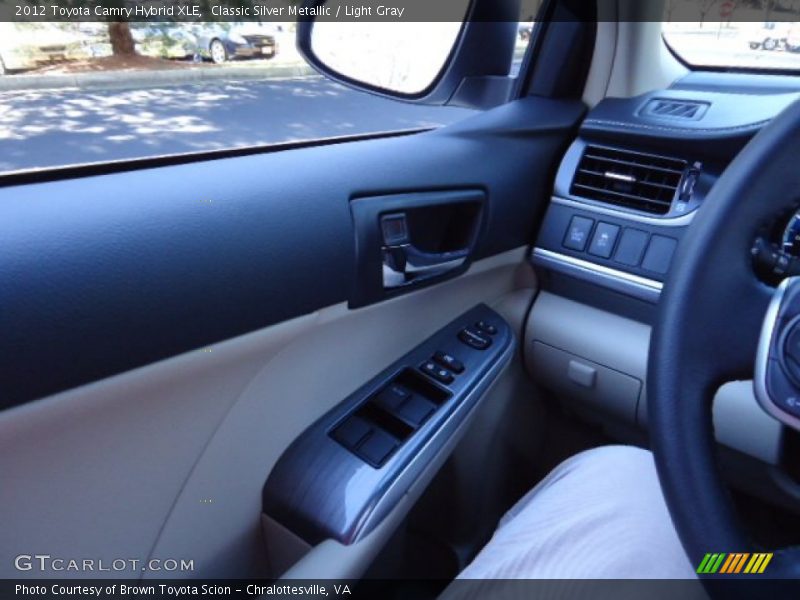 Classic Silver Metallic / Light Gray 2012 Toyota Camry Hybrid XLE