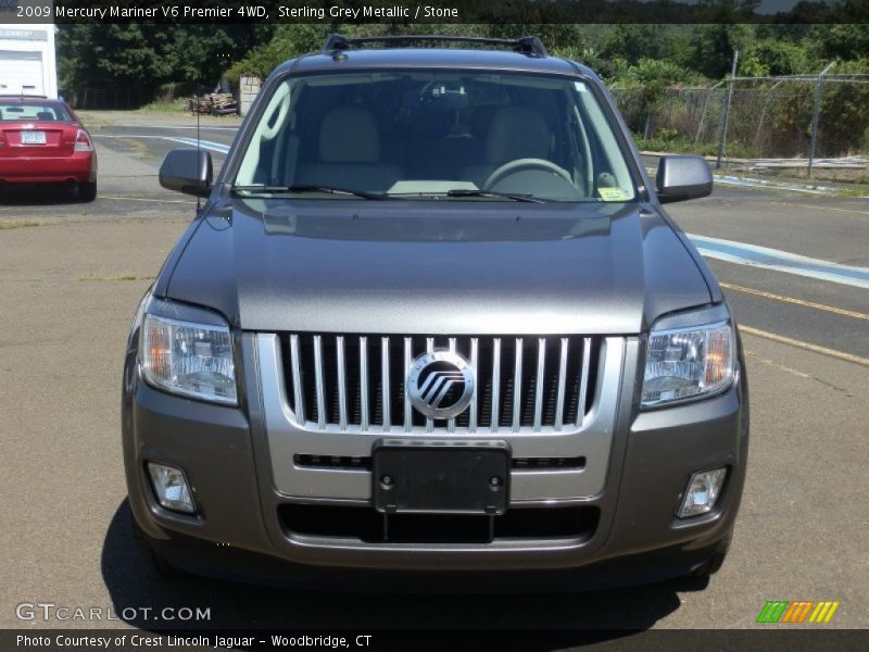 Sterling Grey Metallic / Stone 2009 Mercury Mariner V6 Premier 4WD