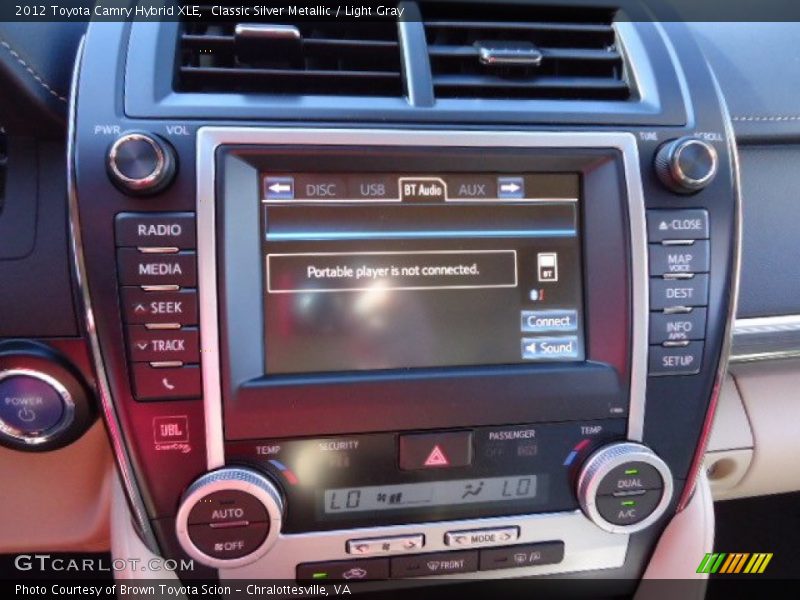 Classic Silver Metallic / Light Gray 2012 Toyota Camry Hybrid XLE