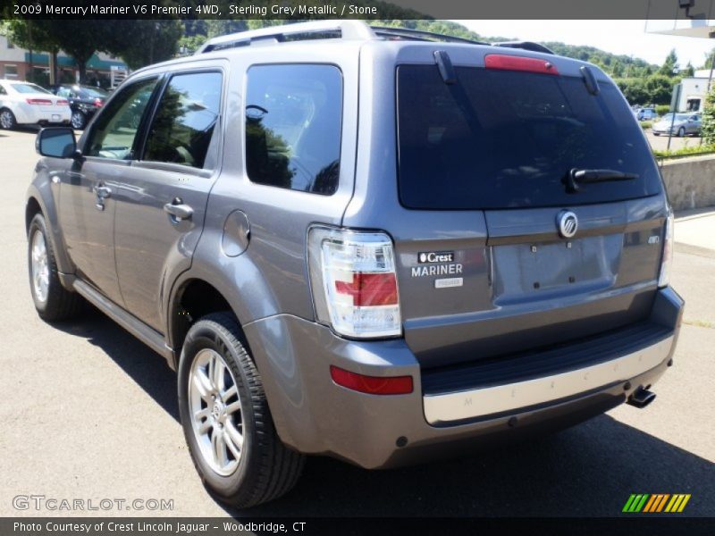 Sterling Grey Metallic / Stone 2009 Mercury Mariner V6 Premier 4WD