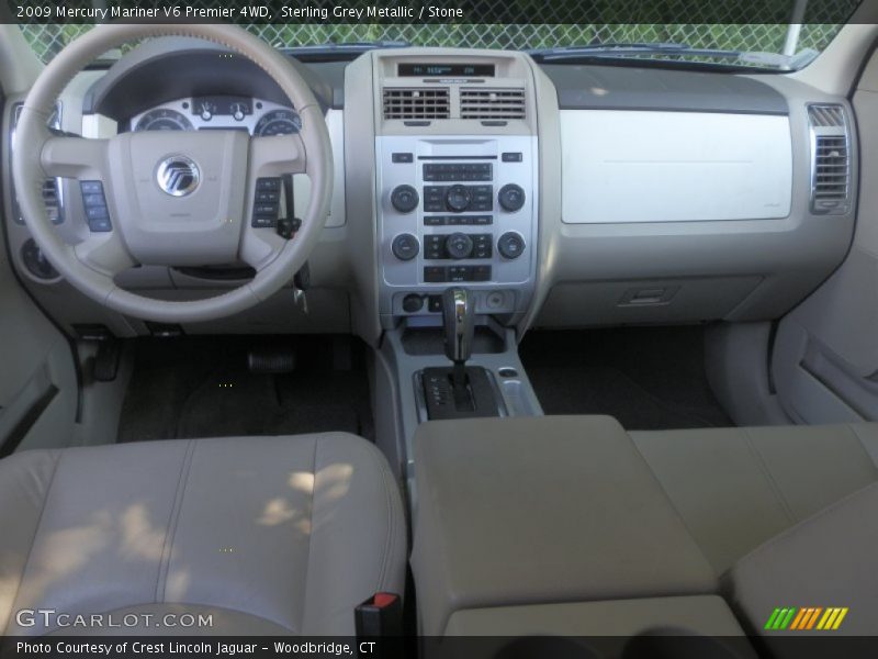 Sterling Grey Metallic / Stone 2009 Mercury Mariner V6 Premier 4WD