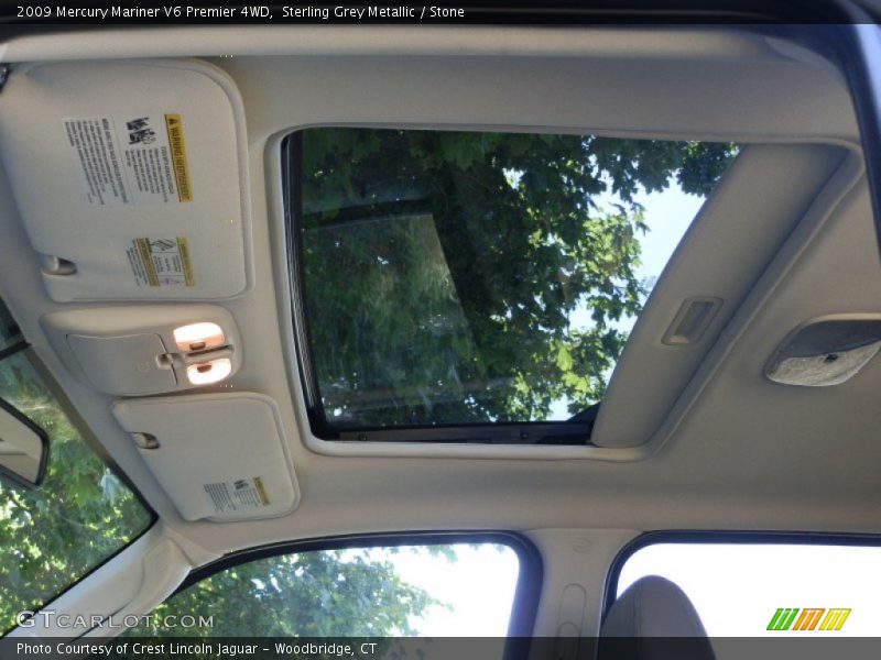 Sterling Grey Metallic / Stone 2009 Mercury Mariner V6 Premier 4WD