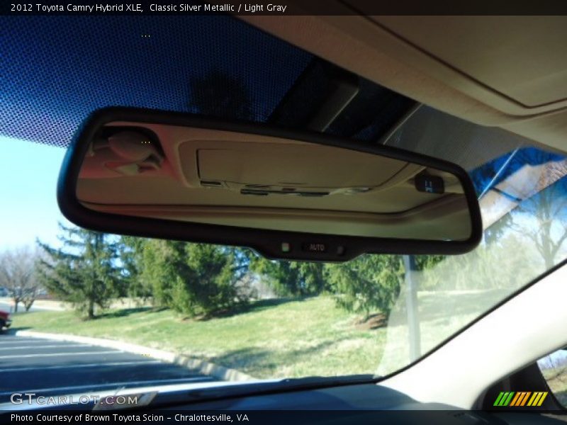 Classic Silver Metallic / Light Gray 2012 Toyota Camry Hybrid XLE