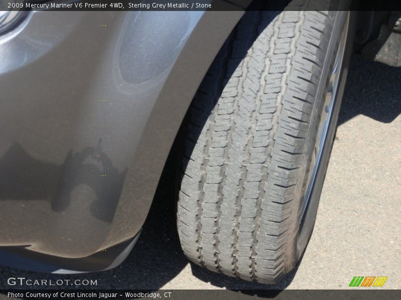 Sterling Grey Metallic / Stone 2009 Mercury Mariner V6 Premier 4WD