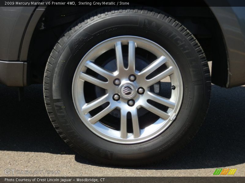 Sterling Grey Metallic / Stone 2009 Mercury Mariner V6 Premier 4WD