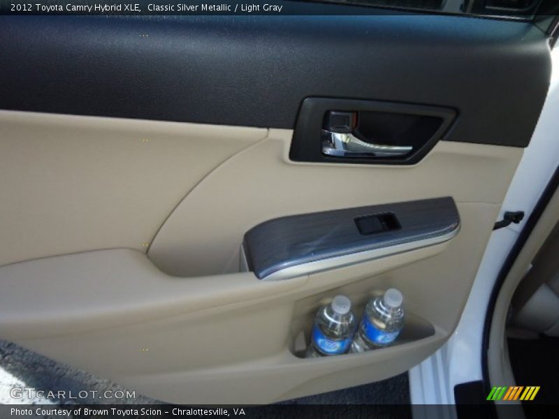 Classic Silver Metallic / Light Gray 2012 Toyota Camry Hybrid XLE