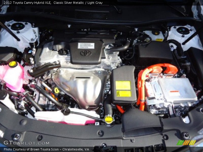  2012 Camry Hybrid XLE Engine - 2.4 Liter H DOHC 16-Valve Dual VVT-i 4 Cylinder Gasoline/Electric Hybrid Engine