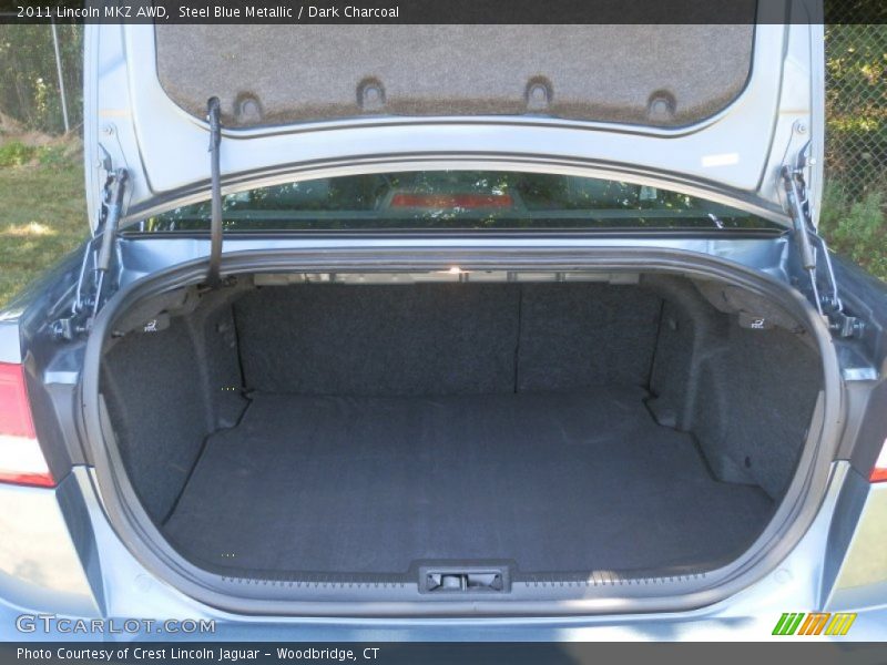 Steel Blue Metallic / Dark Charcoal 2011 Lincoln MKZ AWD