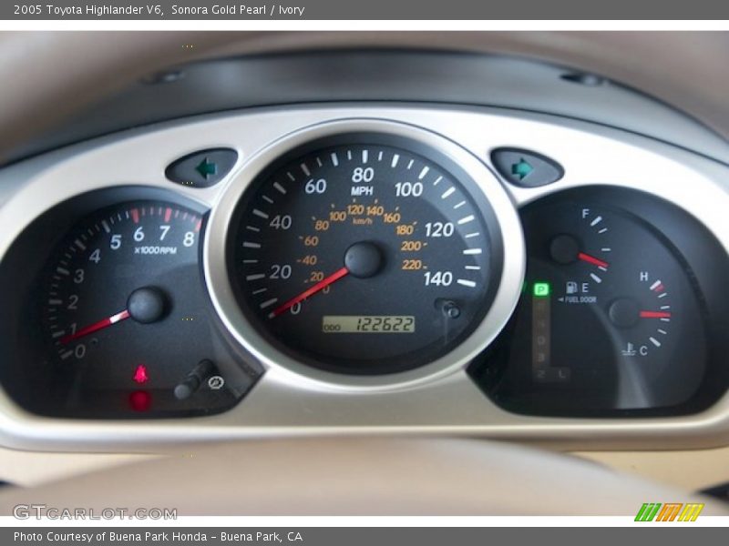 Sonora Gold Pearl / Ivory 2005 Toyota Highlander V6