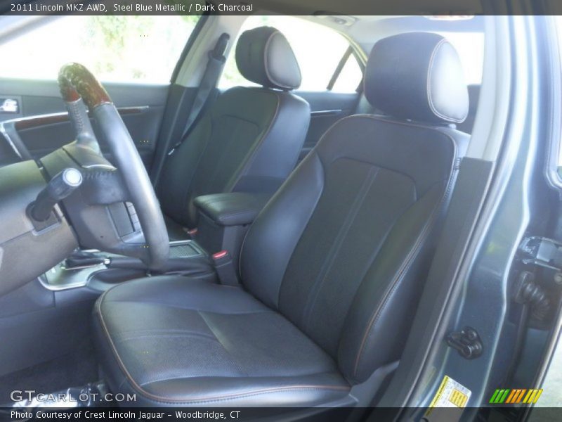 Steel Blue Metallic / Dark Charcoal 2011 Lincoln MKZ AWD