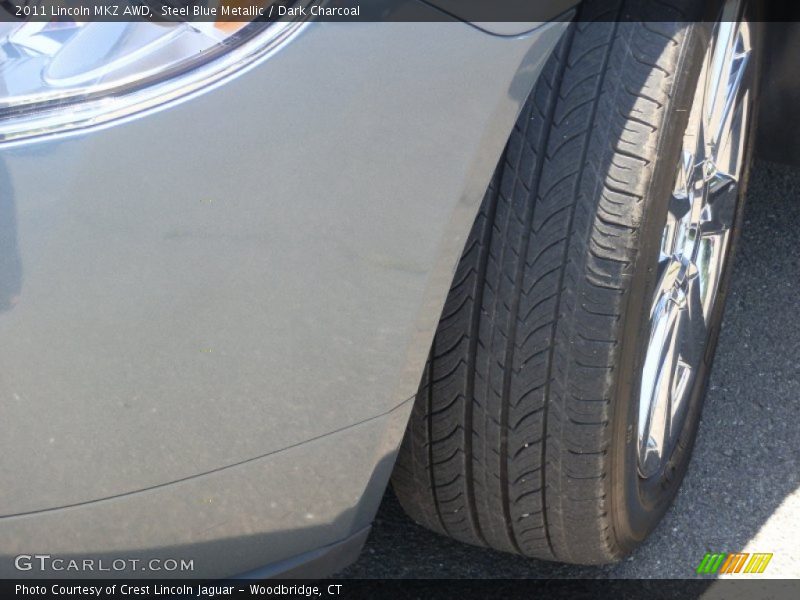 Steel Blue Metallic / Dark Charcoal 2011 Lincoln MKZ AWD